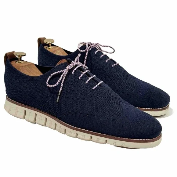 Cole Haan | Shoes | Cole Haan Zerogrand Wingtip Oxford Blue  display picture 3
